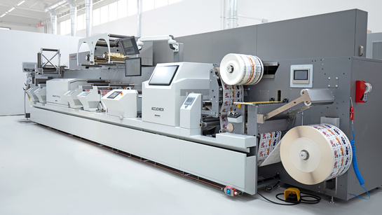 controllo automatico delle pressioni sulle stampatrici flessografiche industriali