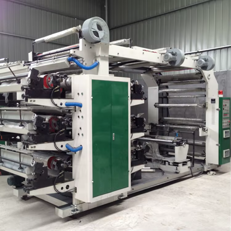 Cambio bobina automatico in flexografia