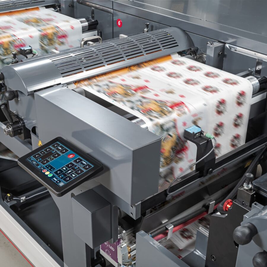 Gemelo digital en lineas flexograficas