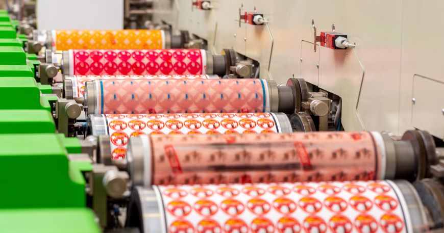 Impresion flexografica para envases alimentarios